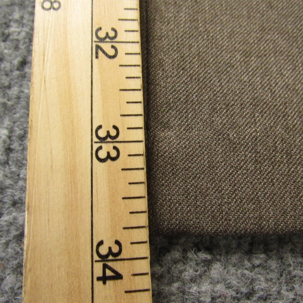 Vintage Levis Action Slacks Pants Mens 38x34 Brown Dacron Dress Y2K Feb 1997 - Picture 9 of 10